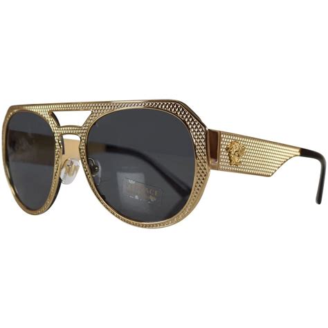 gold versace men's eyeglasses|Versace gold frame glasses men's.